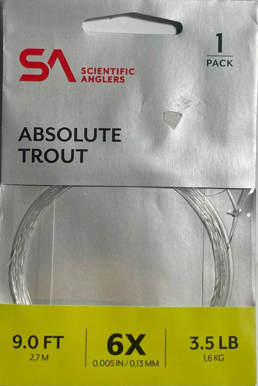 SA Absolute Trout 9.0 ft 6X - 1 Pack (Qty 2)